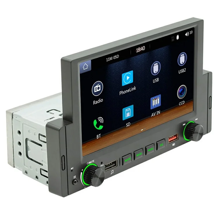 F170W Wireless CarPlay Android Auto 6.2 Inch Touchscreen MP5 Car Radio Bluetooth-Compatible Multimedia Player