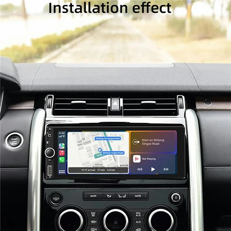 F6021W 6.86 Inch Wireless CarPlay Android Auto MP5 Player Car HD Backup Camera Navigation System