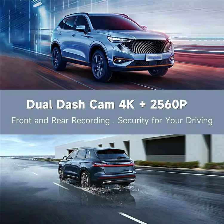 V5311 10.26 Inch AHD Portable Wireless CarPlay Dash Cam Front / Rear Dual Recording Car Navigation System