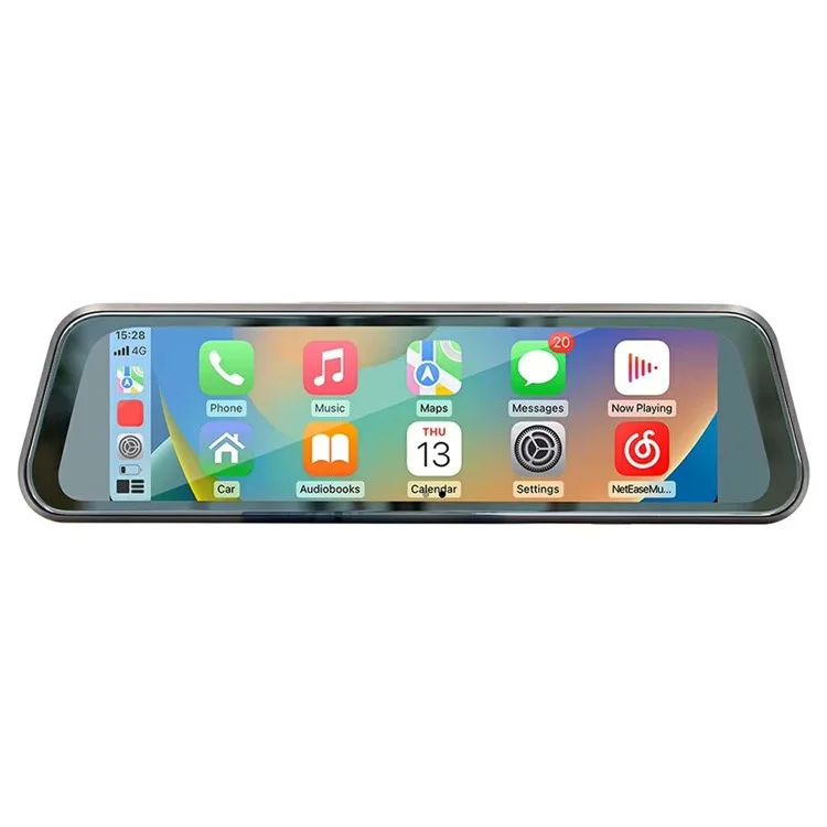 B5319R Carplay Espejo retrovisor compatible con Bluetooth de 9,36 pulgadas Cámara de salpicadero con pantalla grande HD y cámara de retroceso