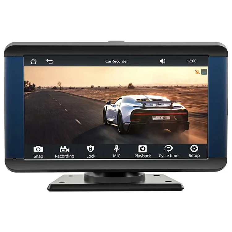 10.26 Inch Wireless CarPlay Portable Car MP5 Player Built In Dash Cam Android Auto Bluetooth-Compatible FM Transmitter