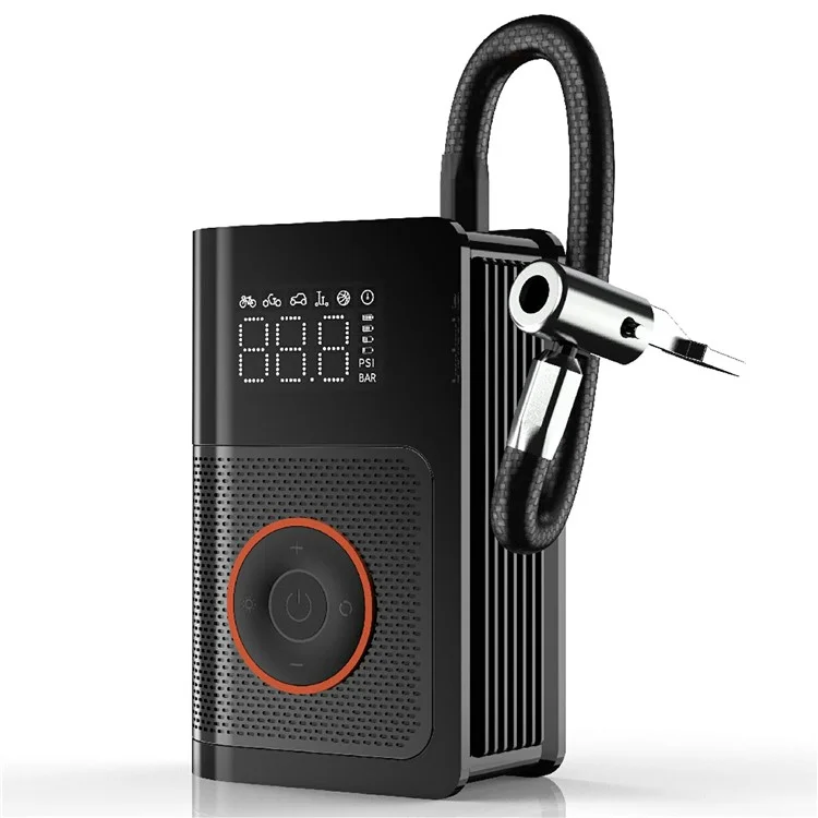 Mini Compressore d'Aria Portatile per Auto con Display Digitale Gonfiatore Pneumatici Wireless Pompa Intelligente con Luce LED