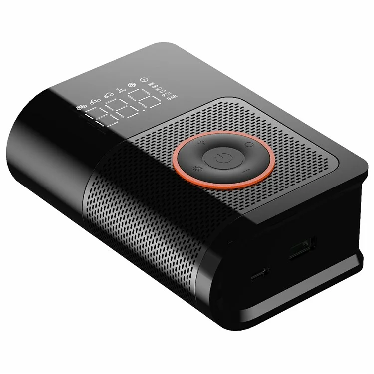 Mini Compressore d'Aria Portatile per Auto con Display Digitale Gonfiatore Pneumatici Wireless Pompa Intelligente con Luce LED
