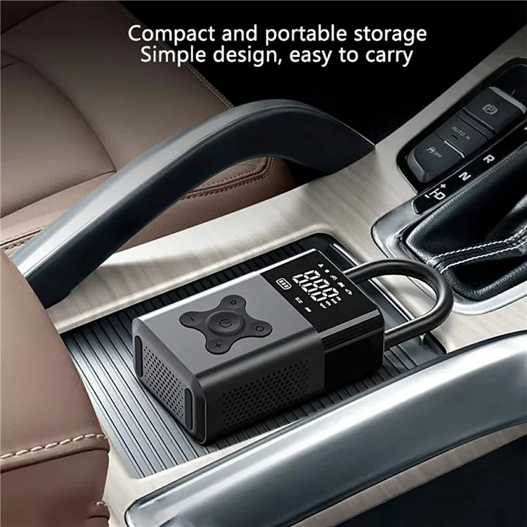 CQB-B5-01 Bomba de aire inalámbrica para automóvil con pantalla digital portátil 19 Inflador de neumáticos eléctrico inteligente