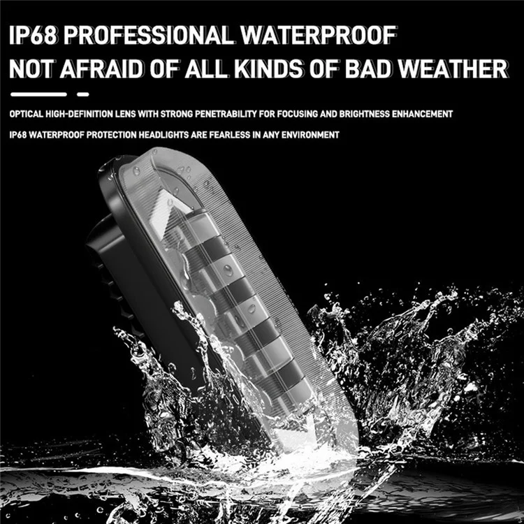 7-дюймовая фара со светодиодной стрельчатой оптикой, IP67, водонепроницаемая, для дневного света автомобиля