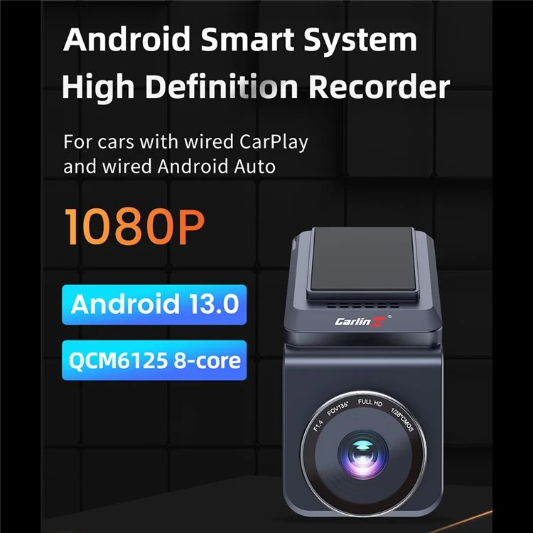 CARLINKIT Wireless CarPlay Androidauto Adapter 8-Core Qualcomm Chip Smart Car Navigation Dash Cam - CPC200-Tbox 4+64GB Eurasia Version