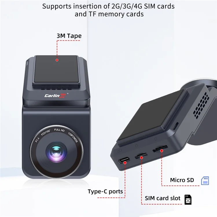 CARLINKIT Wireless CarPlay Androidauto Adapter 8-Core Qualcomm Chip Smart Car Navigation Dash Cam - CPC200-Tbox 4+64GB Eurasia Version