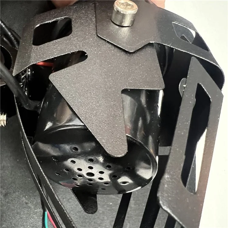 Waterproof Motorcycle Headlight with Bluetooth-Compatible Speaker High Low Beam Fog Light - Orange