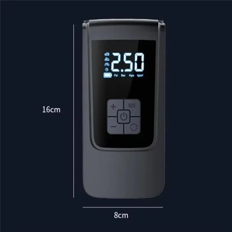 ST-9624C Drahtloser Luftpumpen-Kompressor DC / USB Digital Display Autoreifen Luftkompressor Tragbarer Intelligenter Druckmesser