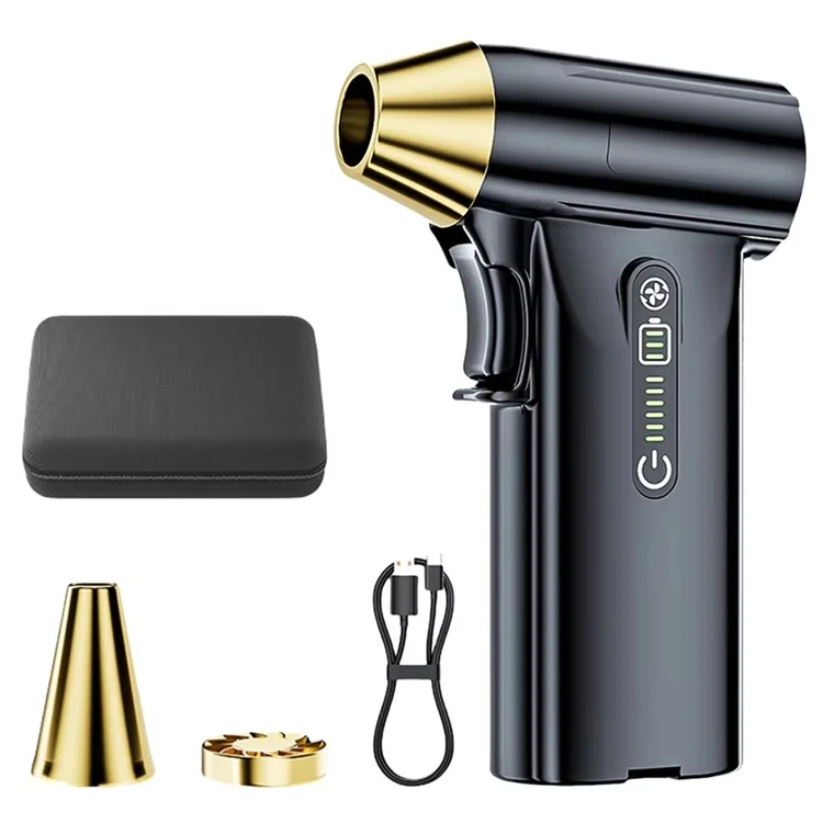 ST-8109 Portable Handheld Wireless Blower for Car  /  Home 3 Gears Adjustable High Power Dust Cleaner - Black