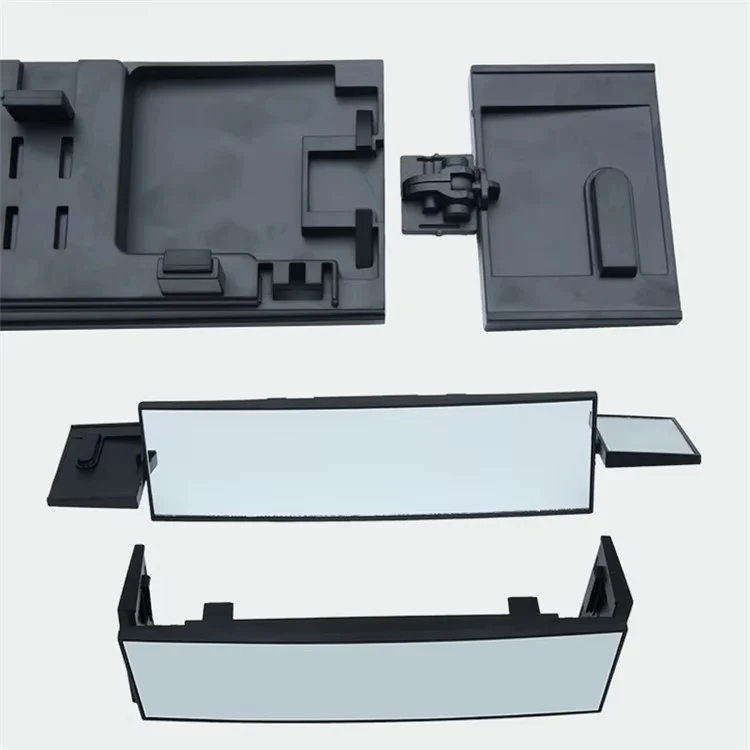 SD-2411 Hochauflösendes Glas Universal Dreifach-Rückspiegel mit Weitwinkel und Krümmung