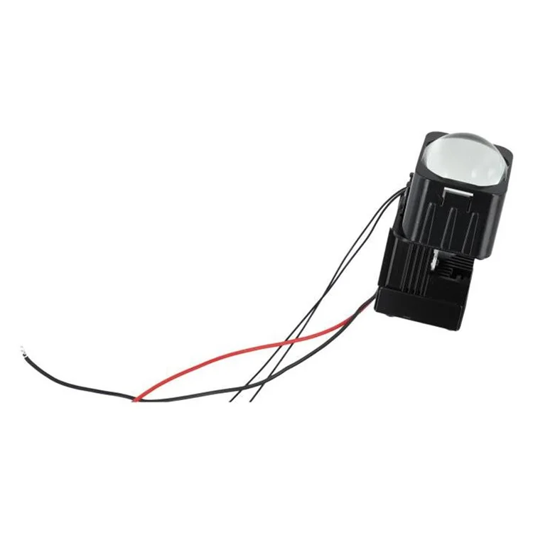 1.5 Inch Lens Waterproof LED Headlight Motorcycle High Low Beam Fog Light Built In Cooling Fan
