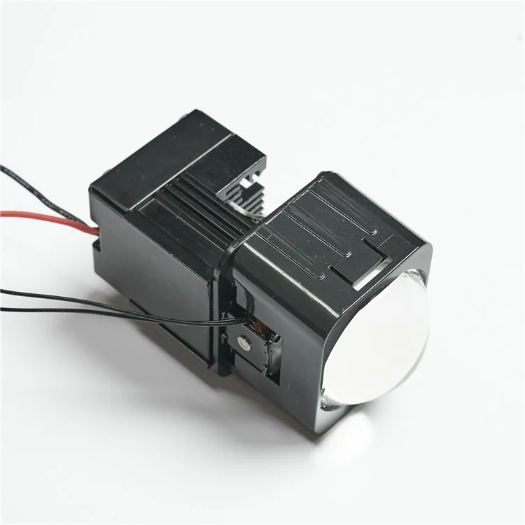 1.5 Inch Lens Waterproof LED Headlight Motorcycle High Low Beam Fog Light Built In Cooling Fan