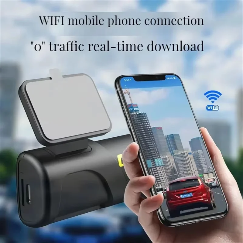 WiFi Car Dash Cam 1080P HD USB Powered Wide Angle Lens Night Vision Loop Recording Car DVR Camera