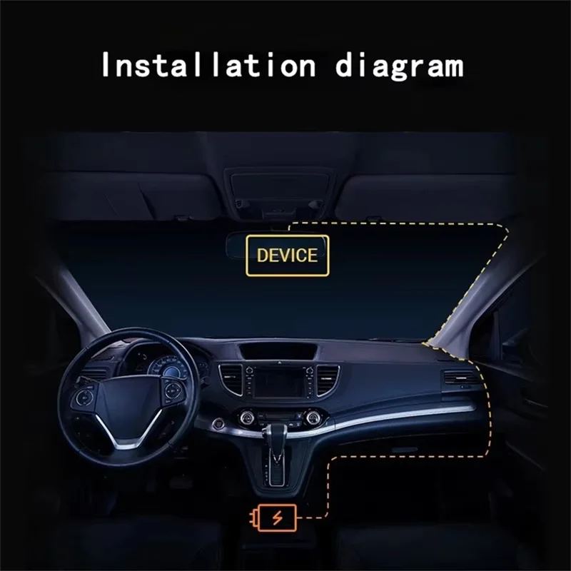 WiFi Car Dash Cam 1080P HD USB Powered Wide Angle Lens Night Vision Loop Recording Car DVR Camera