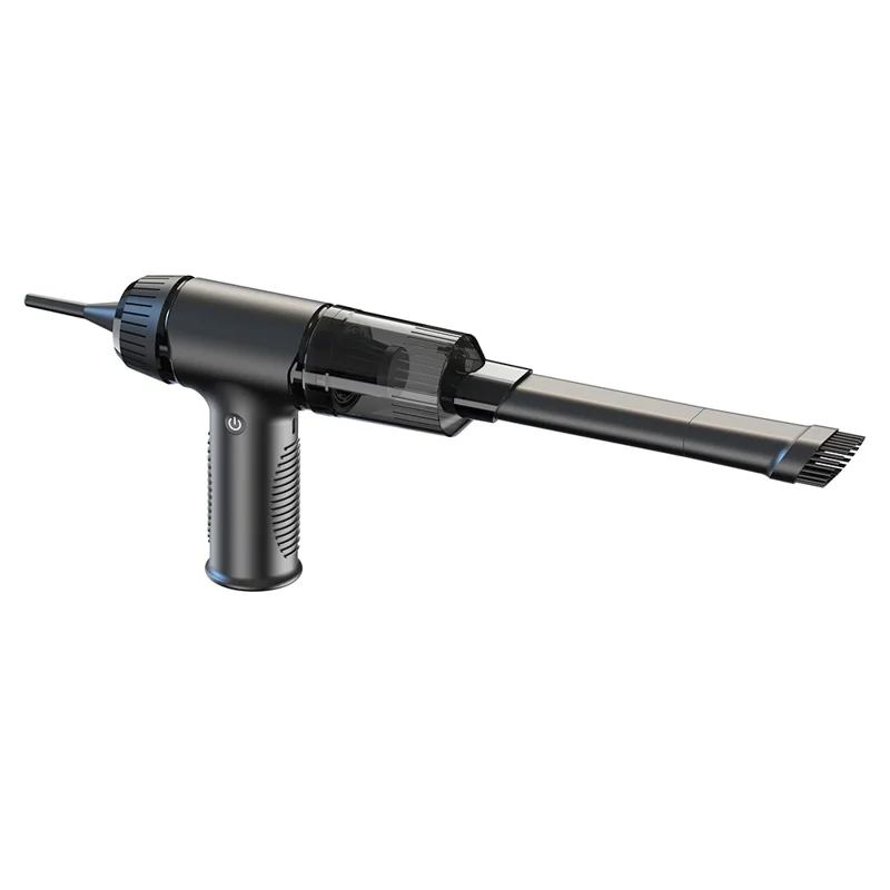 Aspirateur à main V16D 2 en 1 pour voiture avec souffleur à poussière rechargeable et 7 buses, aspiration puissante