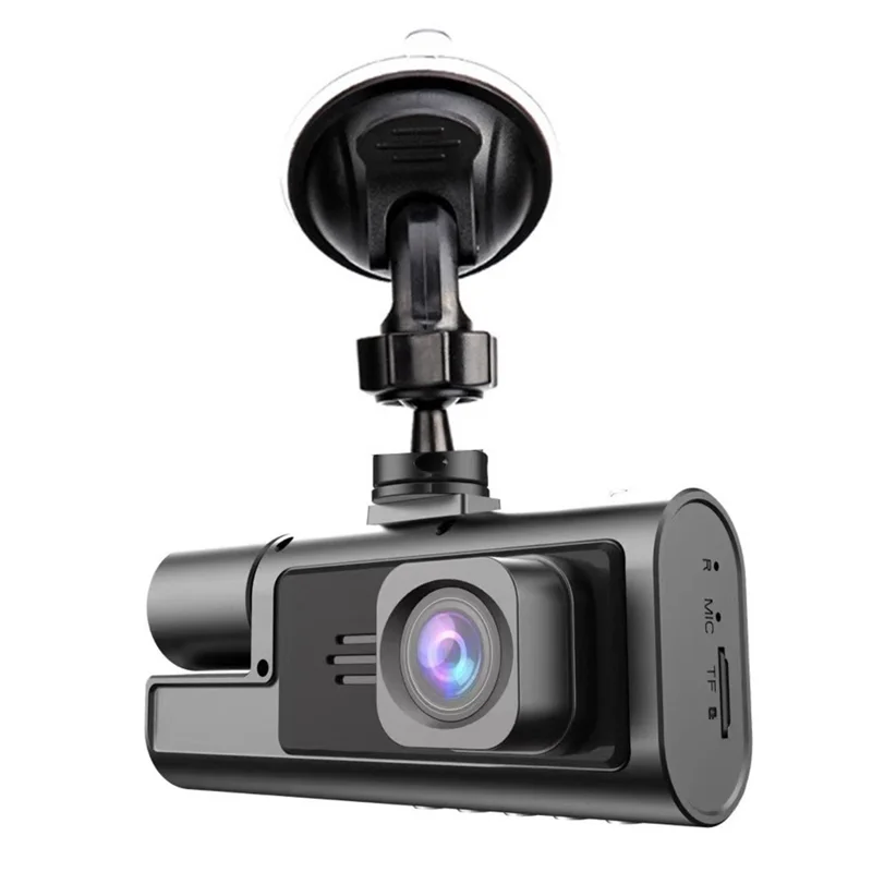 A22 1080P Dreifach-Objektiv Autokamera mit Nachtsicht, WiFi-Dashcam und Rückfahrkamera