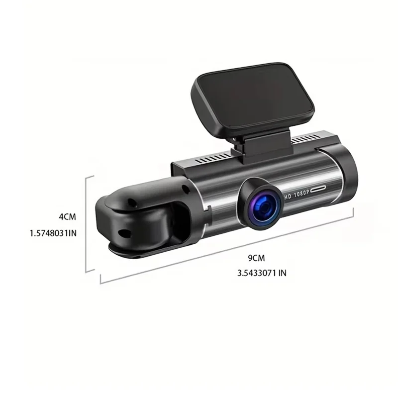 3,16 Zoll IPS-Bildschirm Dual-Objektiv Dashcam Vorne und Innen Aufnahme HD Nachtsicht Weitwinkel Rückfahrkamera Monitor