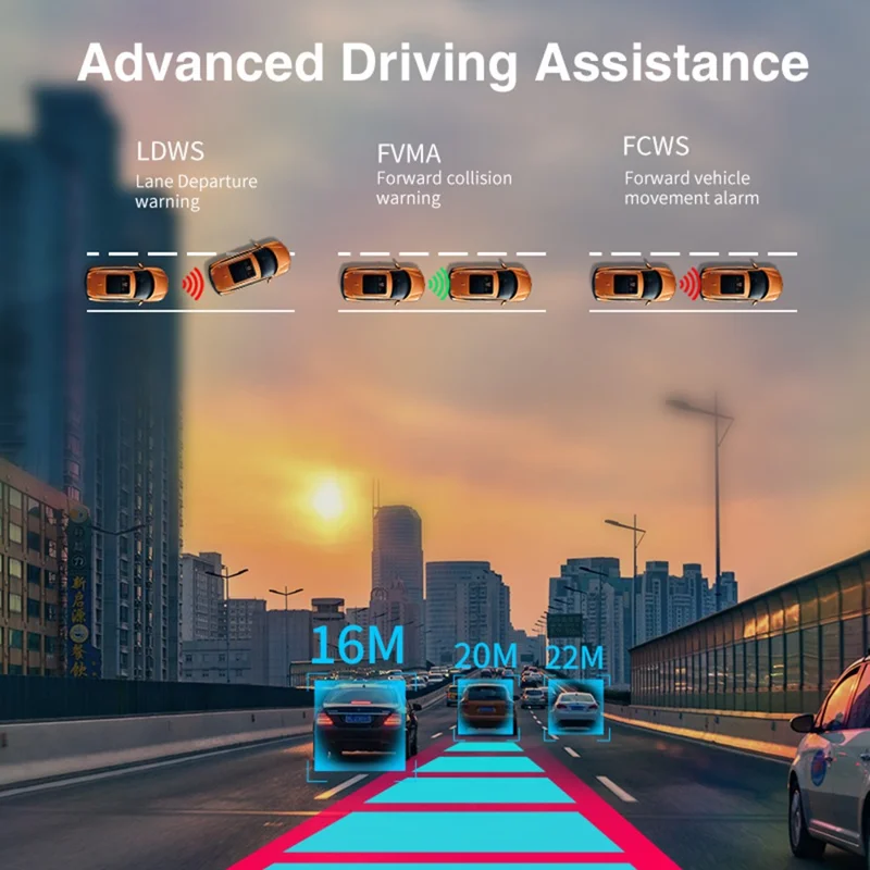 T88 Caméra de Tableau de Bord Intelligente Rétroviseur 4G Enregistrement Quadruple 360 Degrés Écran Plein 12 Pouces Android 9.0