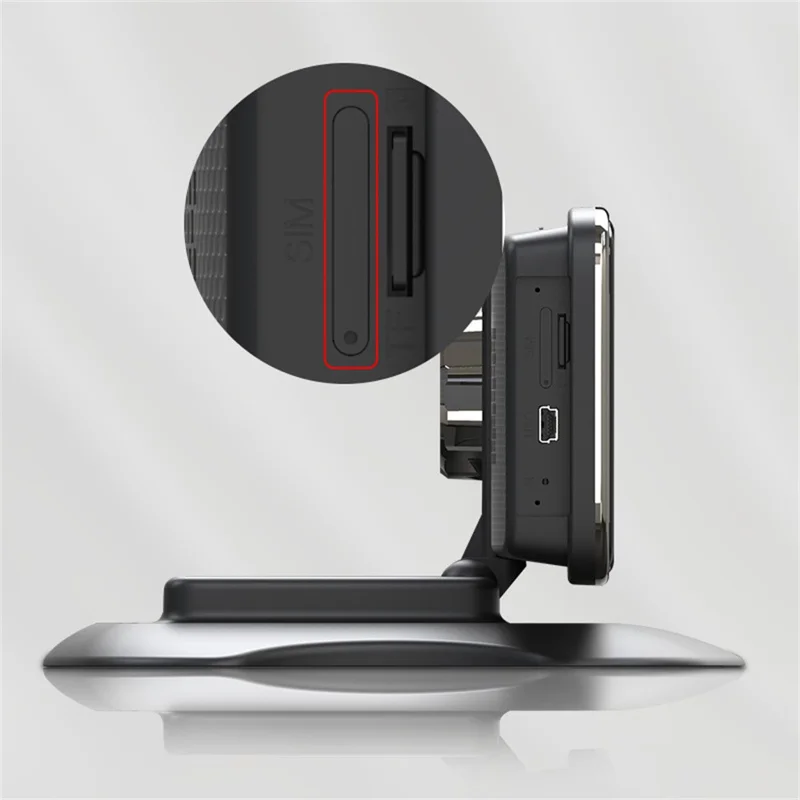 T88 Caméra de Tableau de Bord Intelligente Rétroviseur 4G Enregistrement Quadruple 360 Degrés Écran Plein 12 Pouces Android 9.0