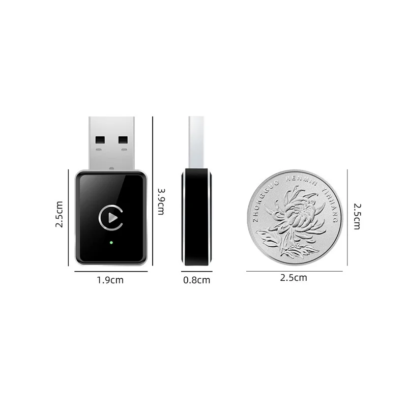 EC02-A USB Mini Kabel zu Wireless CarPlay Android Auto Adapter 2 in 1 Autoverbindungsbox
