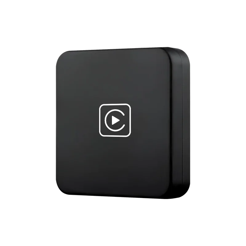 EC04 CarPlay Android Auto Adaptateur sans fil 2 en 1 pour systèmes de voiture filaires Boîtier intelligent de mise à niveau - Noir