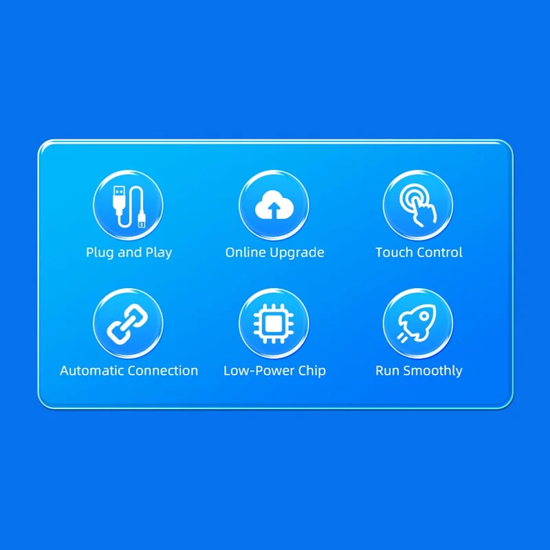 EC04-B Adattatore da Cablato a Wireless Carplay Android Auto Convertitore per Auto