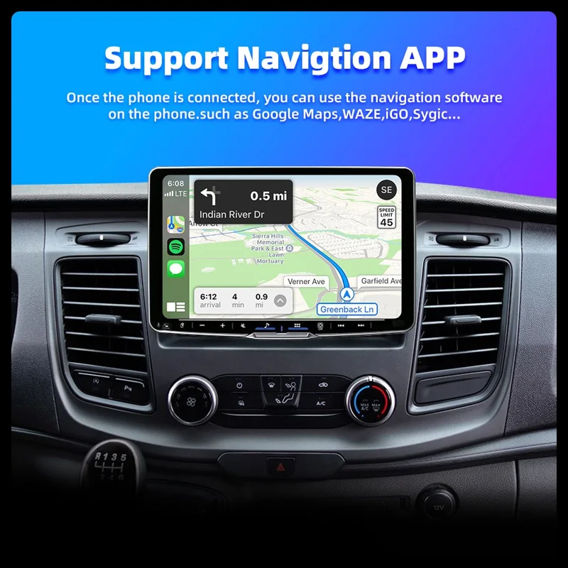 EC04-C Adattatore Carplay / Android Auto da Cablato a Wireless Convertitore Smart Box per Auto
