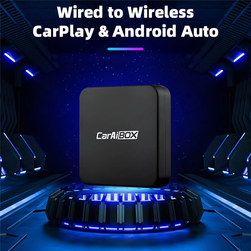 EC04-C Adattatore Carplay / Android Auto da Cablato a Wireless Convertitore Smart Box per Auto