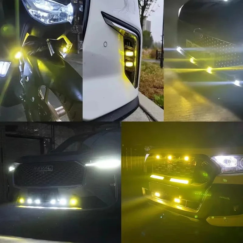 V82 1 Paire 180W 38000LM Phare de Moto LED avec Ventilateur de Refroidissement Étanche Faisceau Haut et Bas Lampe Avant de Voiture
