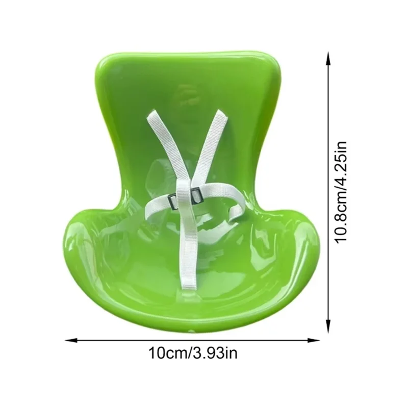 For Labubu Mini Plush Doll Safety Seat Car Air Outlet Mount Ornament Interior Decoration - Green