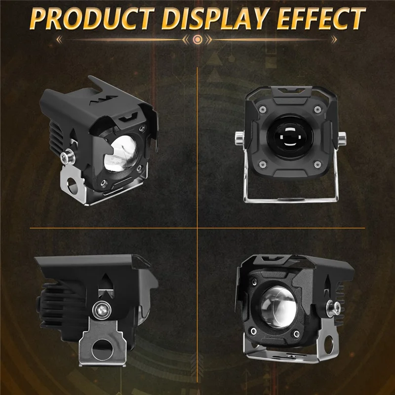SK1 PRO 2 шт. 6 режимов LED фара для мотоцикла Ближний и дальний свет Электрический велосипедный прожекторный фонарь
