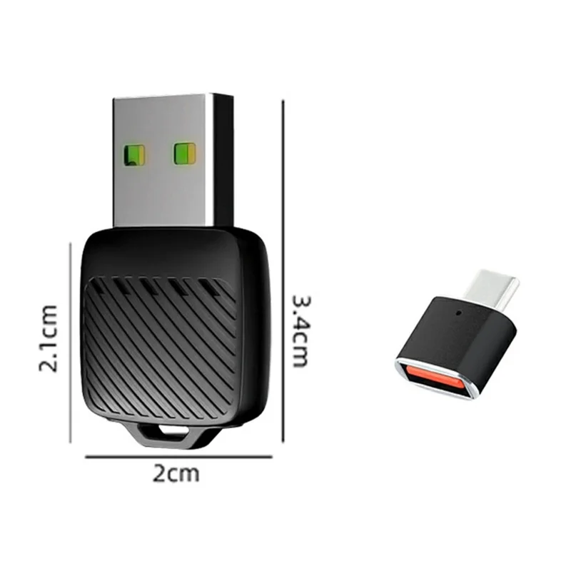 USB Mini Wireless CarPlay Android Auto 2-in-1 Adapter für Fahrzeuge mit integriertem Carplay / Android Auto
