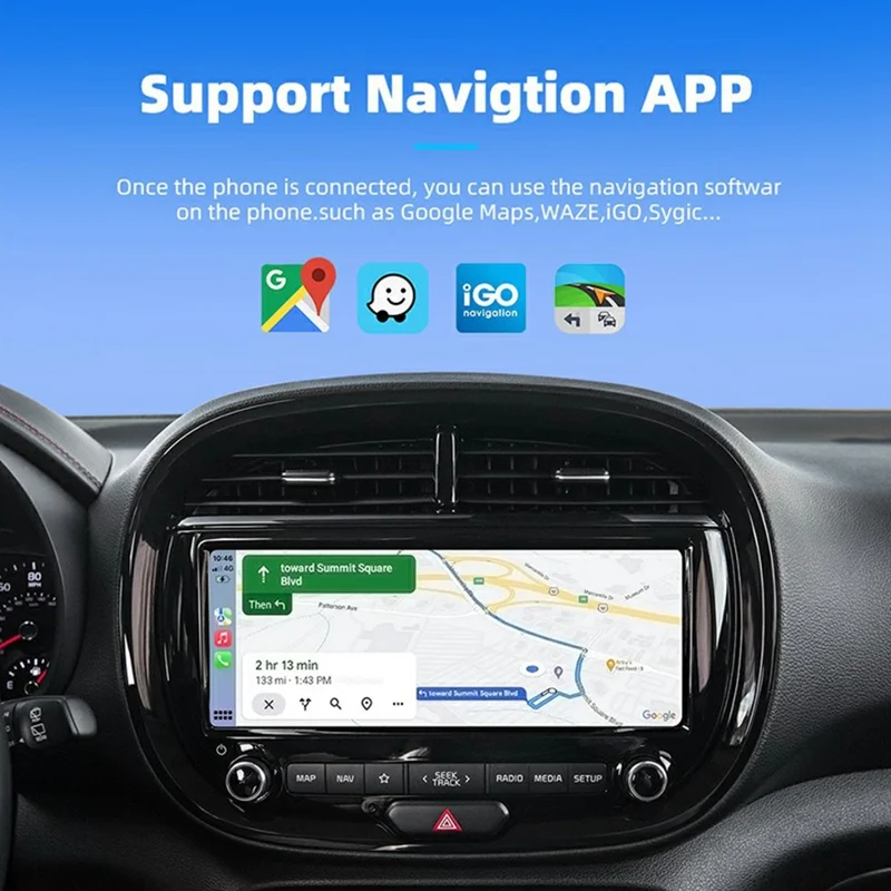 USB Mini Wireless CarPlay Android Auto 2-in-1 Adapter für Fahrzeuge mit integriertem Carplay / Android Auto