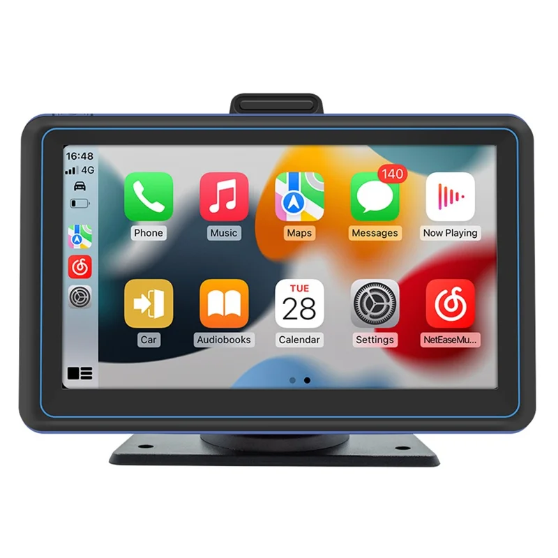 B5307 Wireless CarPlay 7 Inch HD Screen Portable Car Navigation Bluetooth-compatible MP5 Player