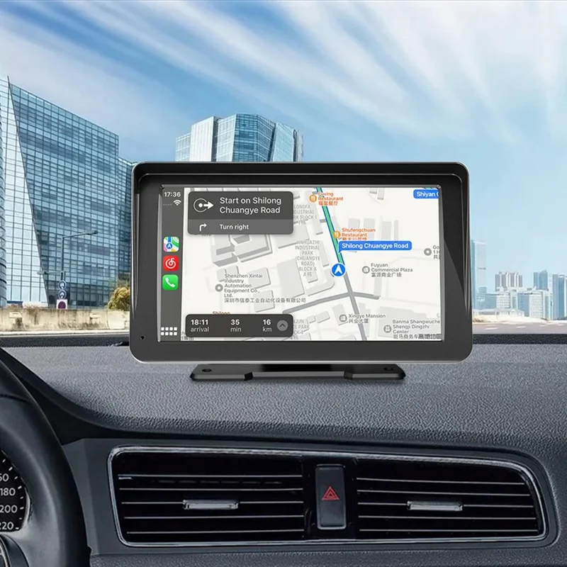 B5570R 7 Inch HD Touch Screen Wireless CarPlay Bluetooth-compatible Car MP5 Player Built In Driving Recorder