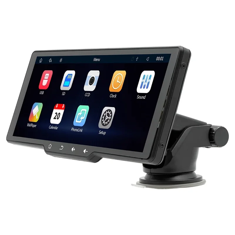 B5314 10.26 Inch HD Screen Wireless CarPlay Bluetooth-compatible Car MP5 Player FM Transmitter Support TF Card