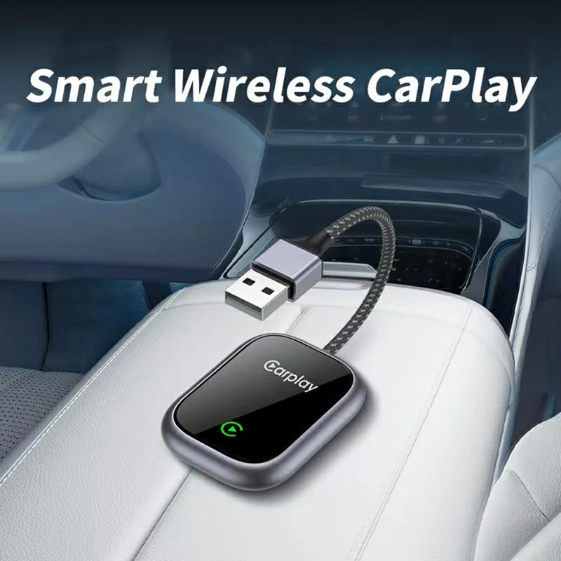 57 2 in 1 Wired to Wireless CarPlay Android Auto Adapter Cars Upgrade Converter