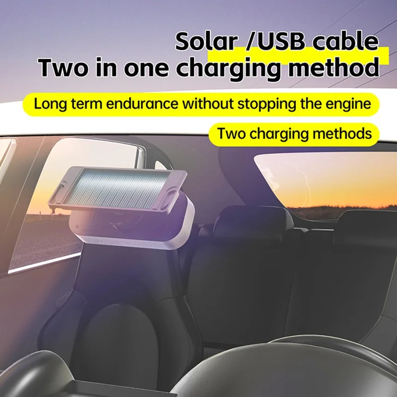 T14 Solar  /  USB Charging Tire Pressure Monitoring System Car TPMS with 4 Internal Sensors