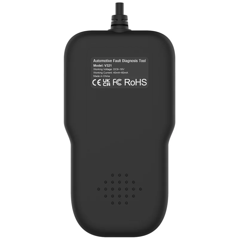 V321 2,4 Zoll Farbdisplay OBD2 Kfz-Diagnosescanner Motor-Fehlercodeleser Batterie-Gesundheitstest-Gerät
