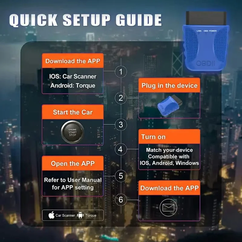 Escáner OBD2 V30 ELM327 compatible con Bluetooth para diagnóstico de motor de coche, lector de códigos con soporte de flujo de datos
