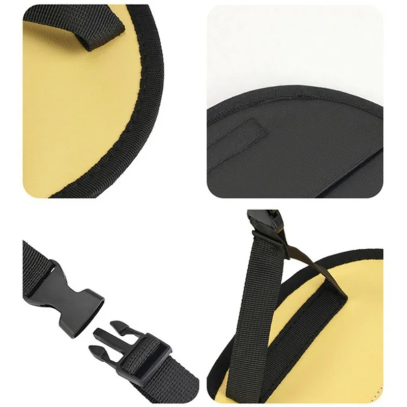 Cartoon Animal Portable Car Seat Footrest for Children Adjustable Height Back Seat Foot Support - Duck