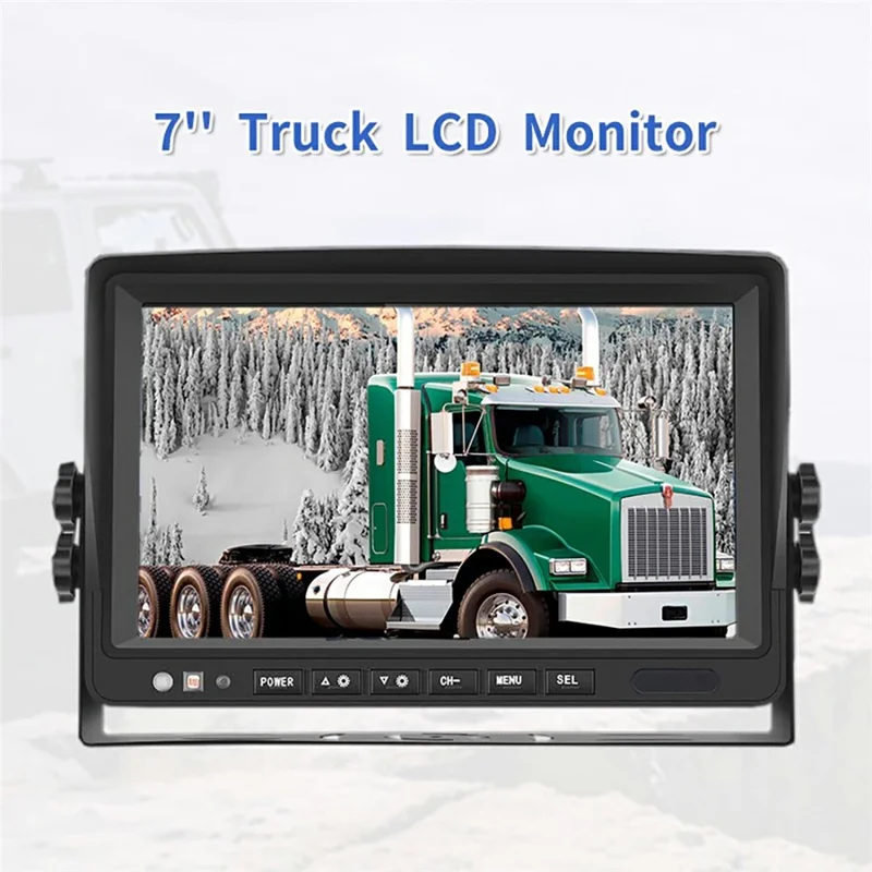 RG-126 Monitor digitale wireless HD da 7 pollici Sistema di registrazione e monitoraggio in tempo reale per camper, furgoni e camion