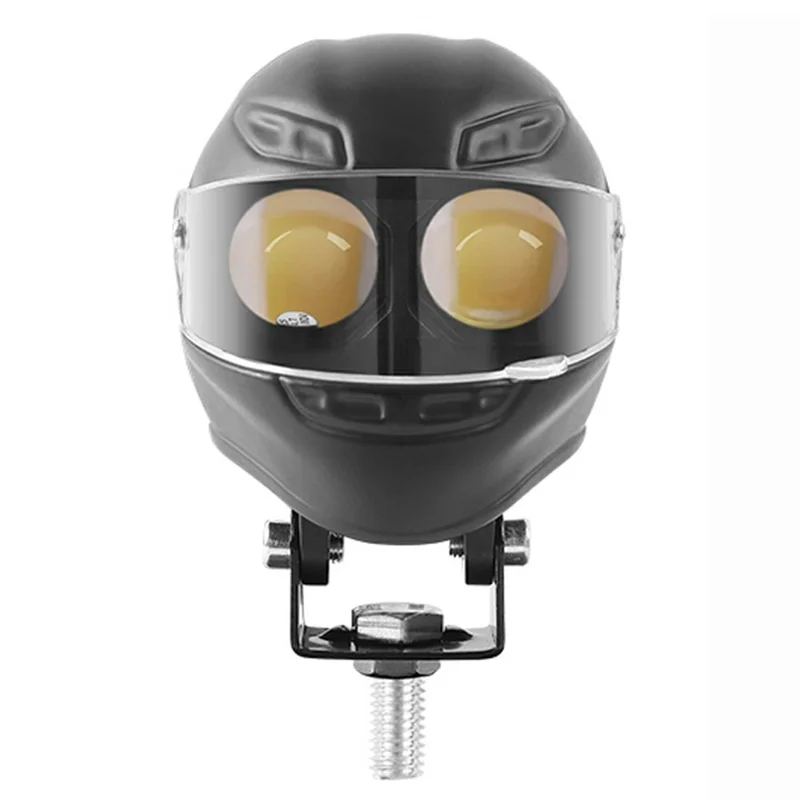 Faro LED da 20W per Moto, Lampada Fendinebbia IP68 Impermeabile con Fascio Alto e Basso, Faro Ausiliario per Scooter