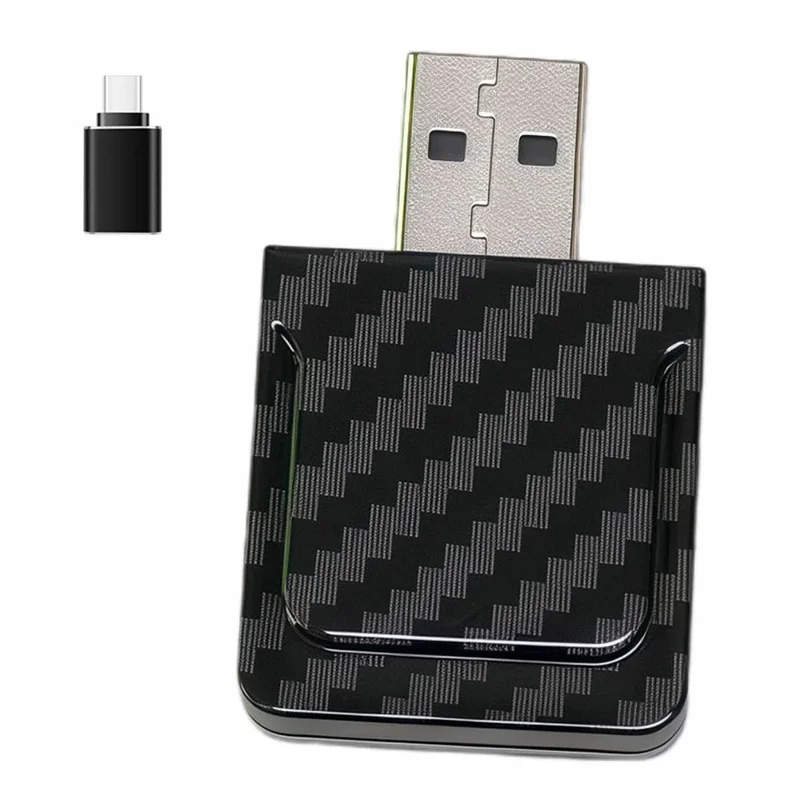 CP510 2 in 1 Wireless CarPlay Android Auto Adapter Plug and Play WiFi Fast Connect Smart Dongle