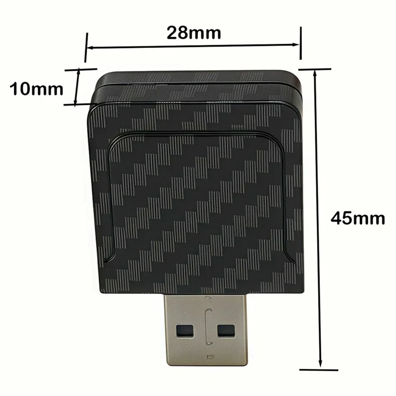 CP510 2 in 1 Wireless CarPlay Android Auto Adapter Plug and Play WiFi Fast Connect Smart Dongle