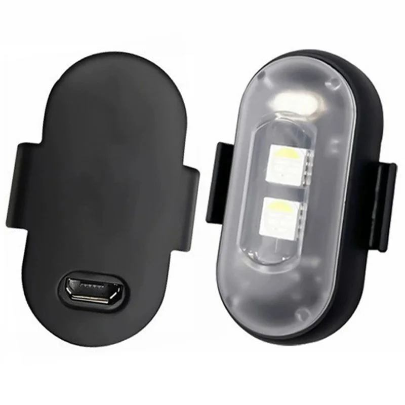 Fita Mágica Fixadora Luz de Advertência LED Estroboscópica Sem Fio para Carro / Motocicleta / Drone 8 Cores 10 Modos Luz de Alerta