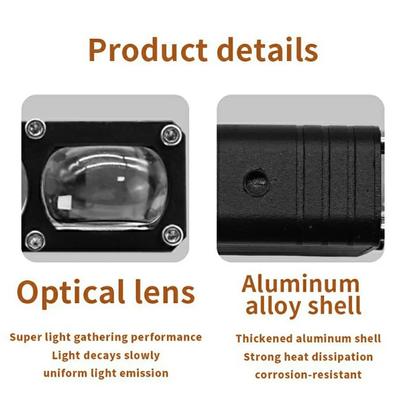 V79 2-LED Headlight for Motorcycle 30W Waterproof Car Auxiliary Lamp High Low Beam with Cooling Fan