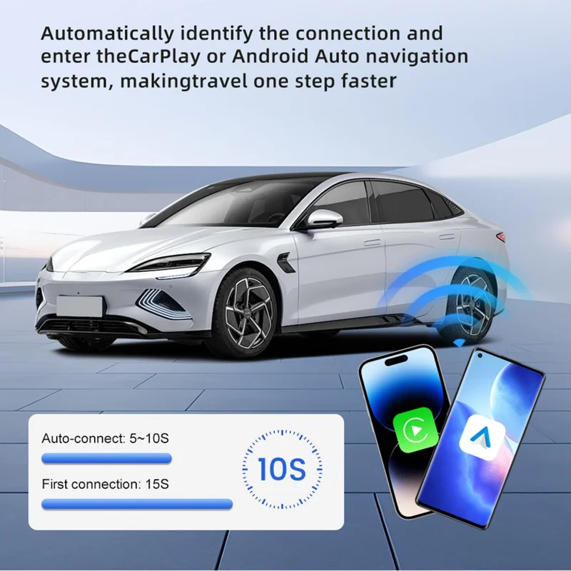 CARLINKIT CPC200-MINI Ultra3 Adaptador de actualización inalámbrica de CarPlay Android Auto Dongle USB del vehículo