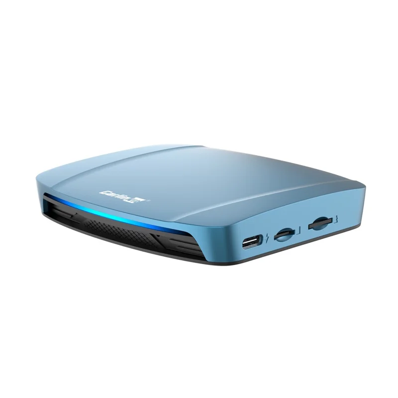 CARLINKIT TBOX Ultra Kabelgebundener zu kabelloser CarPlay- und Android Auto-Adapter, Android 15 Qualcomm SM6350 Octa-Core-Box, 8GB+256GB, EAU-Version
